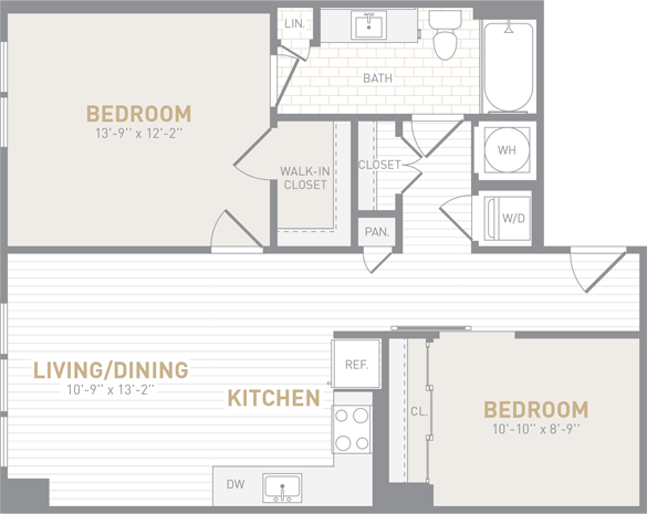 2 bedroom