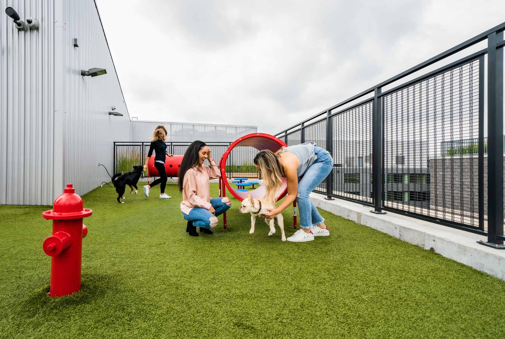 Pet-friendly environment with pet spa, wash station and rooftop dog walk.
 