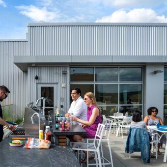 Our rooftop deck is the perfect place to entertain