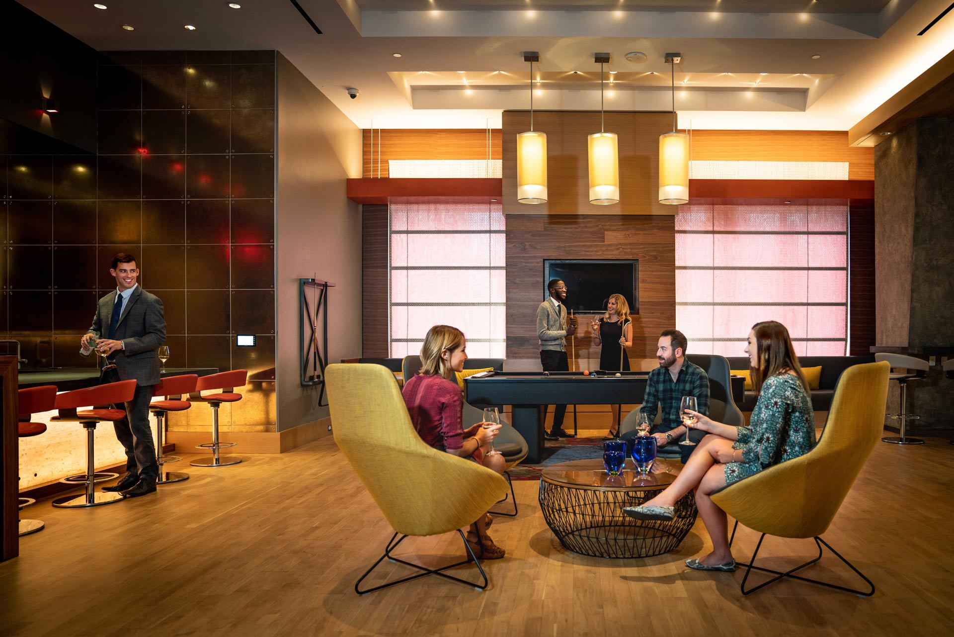 Our clubroom is the perfect spot to relax with friends.